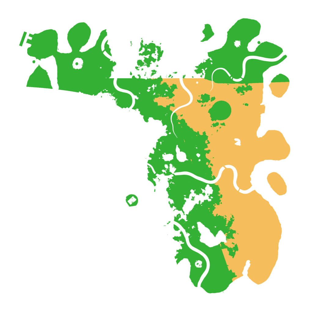 Biome Rust Map: Procedural Map, Size: 4250, Seed: 506659260