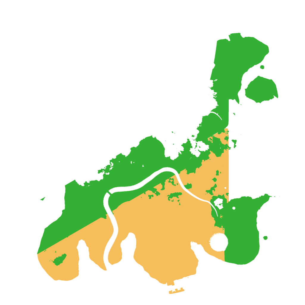Biome Rust Map: Procedural Map, Size: 3000, Seed: 349464698