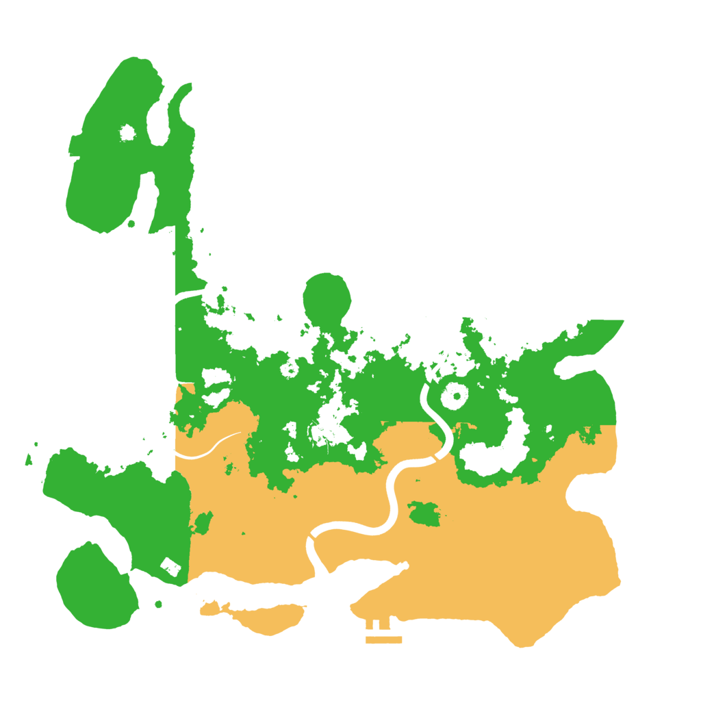 Biome Rust Map: Procedural Map, Size: 3900, Seed: 1629759348