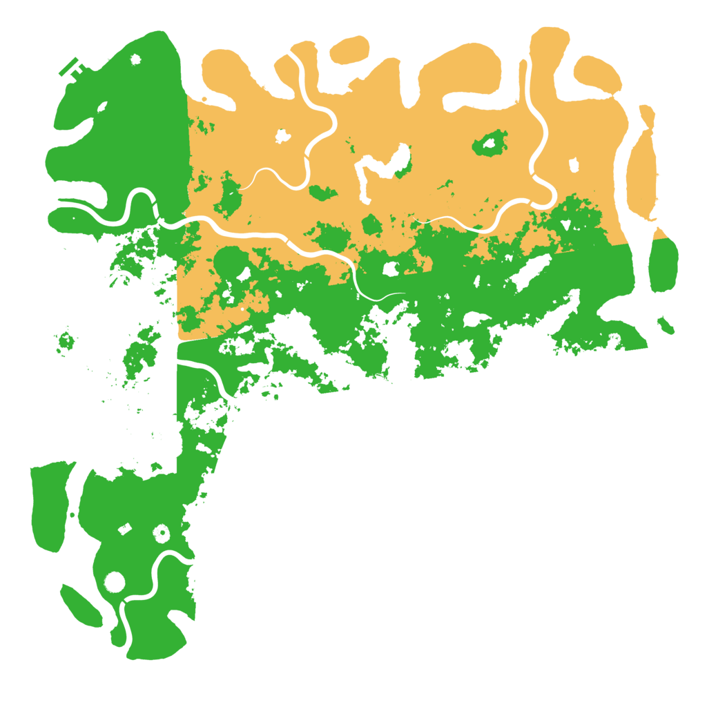 Biome Rust Map: Procedural Map, Size: 6000, Seed: 1985834970