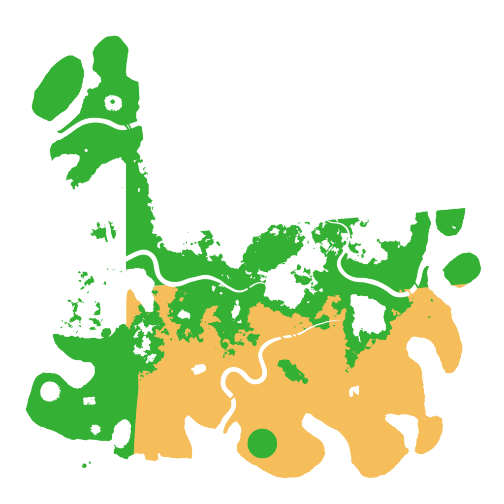 Biome Rust Map: Procedural Map, Size: 4500, Seed: 831799567