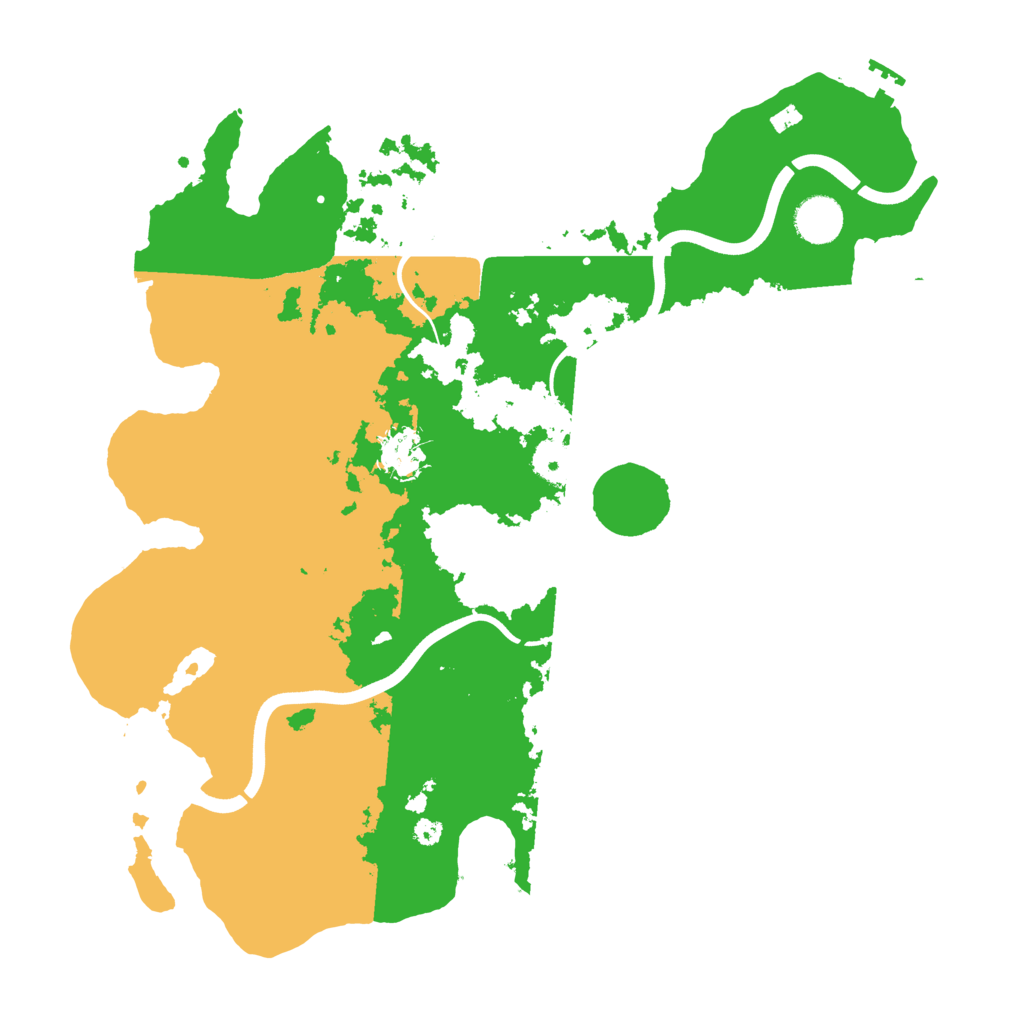 Biome Rust Map: Procedural Map, Size: 3750, Seed: 639283877