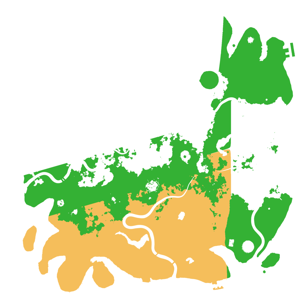 Biome Rust Map: Procedural Map, Size: 4500, Seed: 862777989