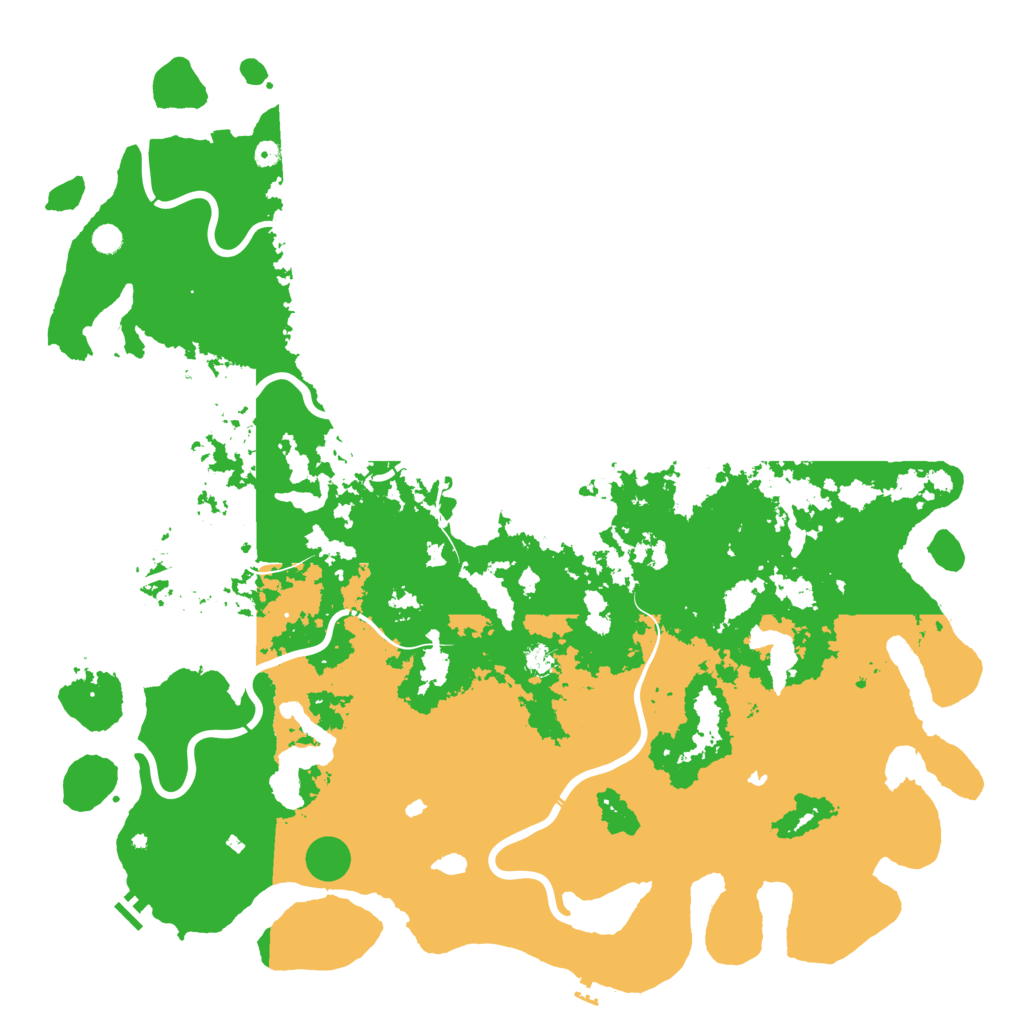 Biome Rust Map: Procedural Map, Size: 6000, Seed: 414401728