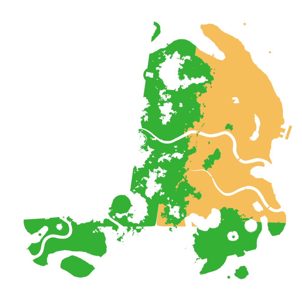 Biome Rust Map: Procedural Map, Size: 4300, Seed: 1347847329