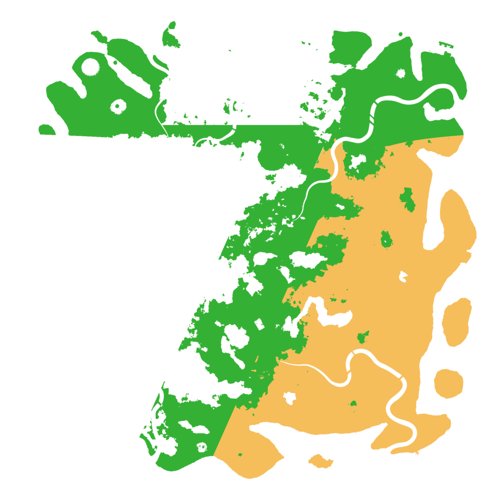 Biome Rust Map: Procedural Map, Size: 5000, Seed: 1018058942