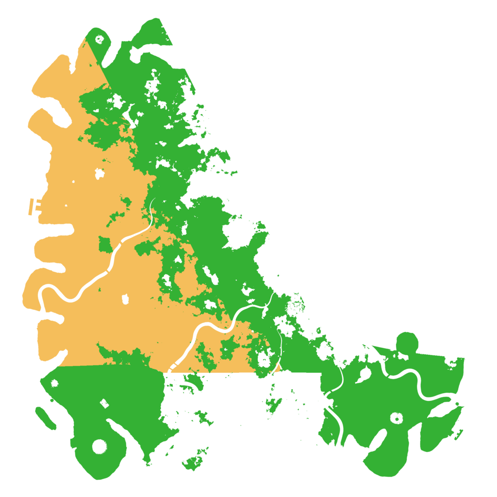 Biome Rust Map: Procedural Map, Size: 6000, Seed: 121735641