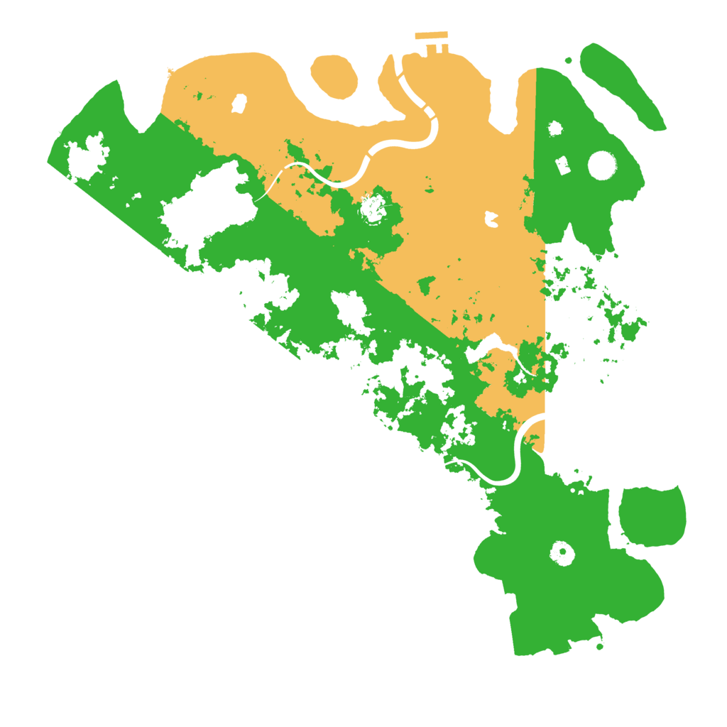 Biome Rust Map: Procedural Map, Size: 4500, Seed: 1727491630