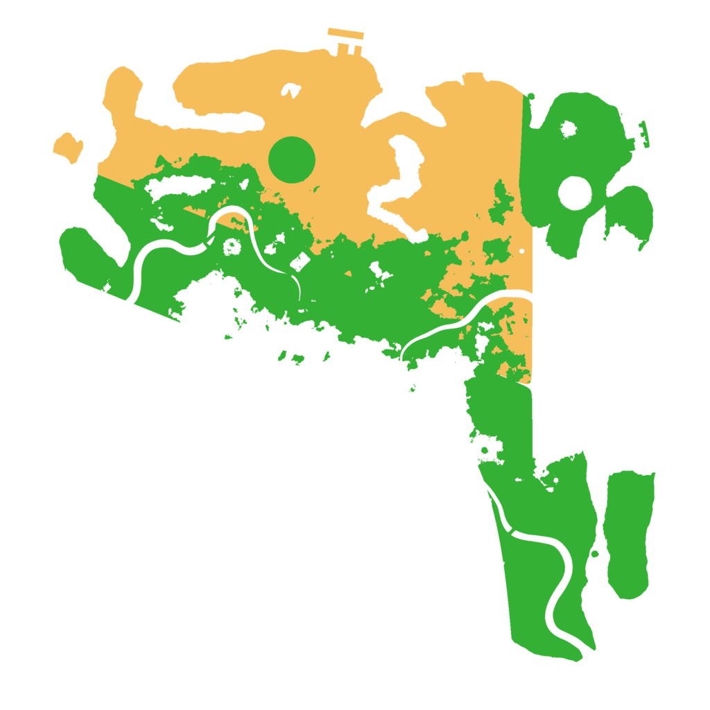Biome Rust Map: Procedural Map, Size: 4000, Seed: 413156084