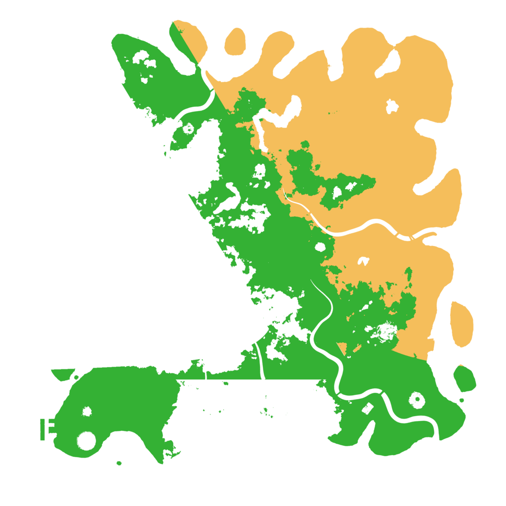 Biome Rust Map: Procedural Map, Size: 4750, Seed: 720261