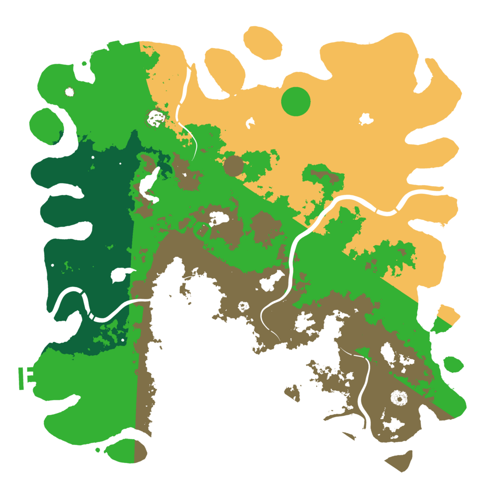 Biome Rust Map: Procedural Map, Size: 4500, Seed: 97823186