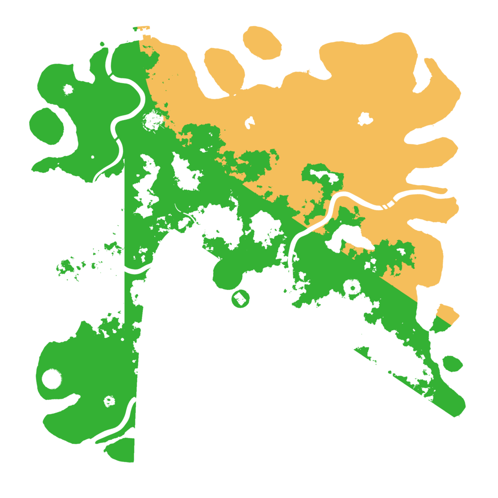 Biome Rust Map: Procedural Map, Size: 4500, Seed: 97823186