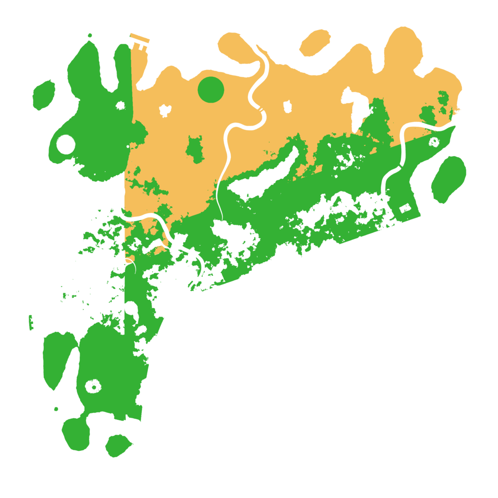 Biome Rust Map: Procedural Map, Size: 5000, Seed: 121014628