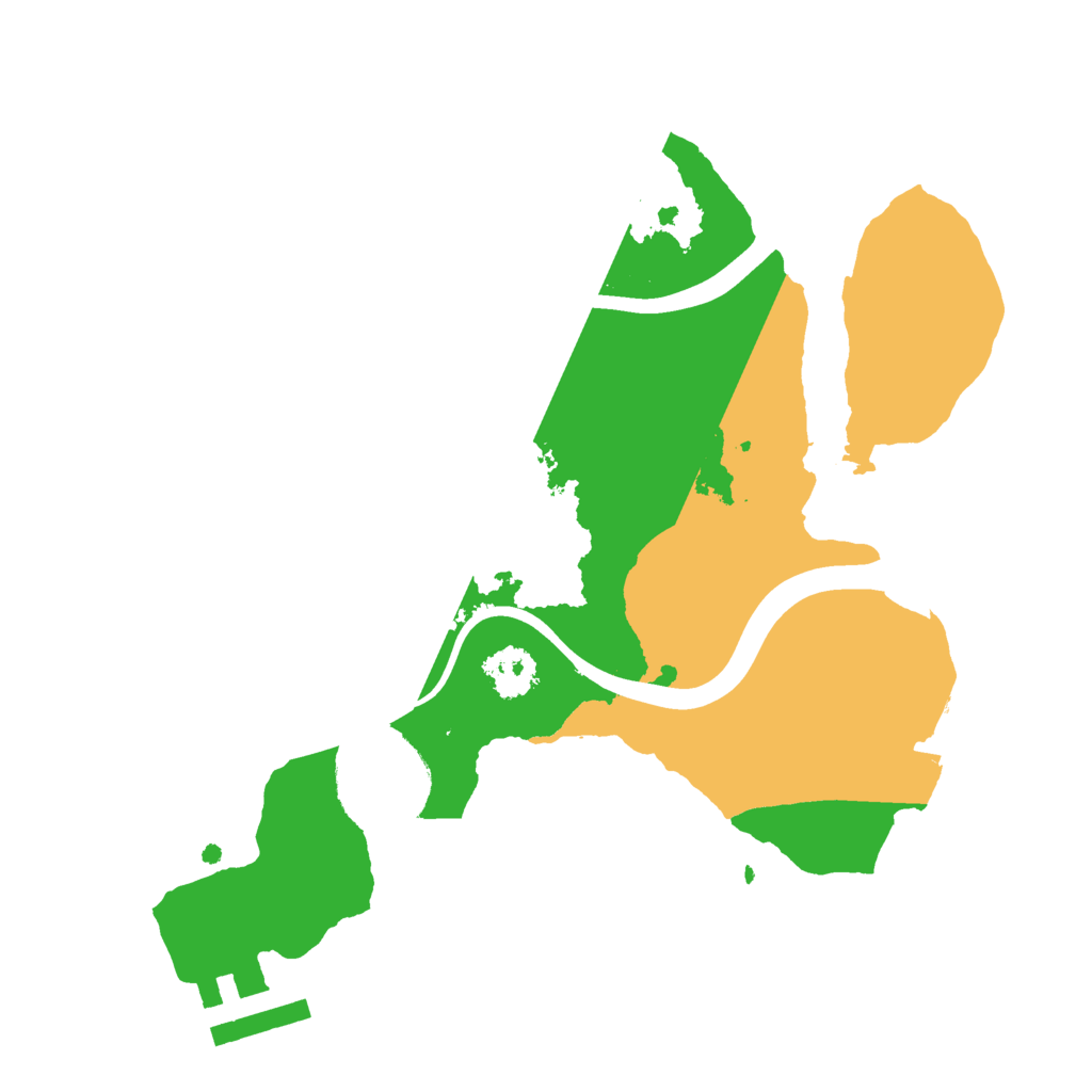 Biome Rust Map: Procedural Map, Size: 2200, Seed: 506063782