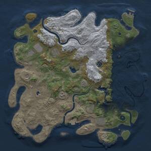 Thumbnail Rust Map: Procedural Map, Size: 4250, Seed: 1850059533, 16 Monuments