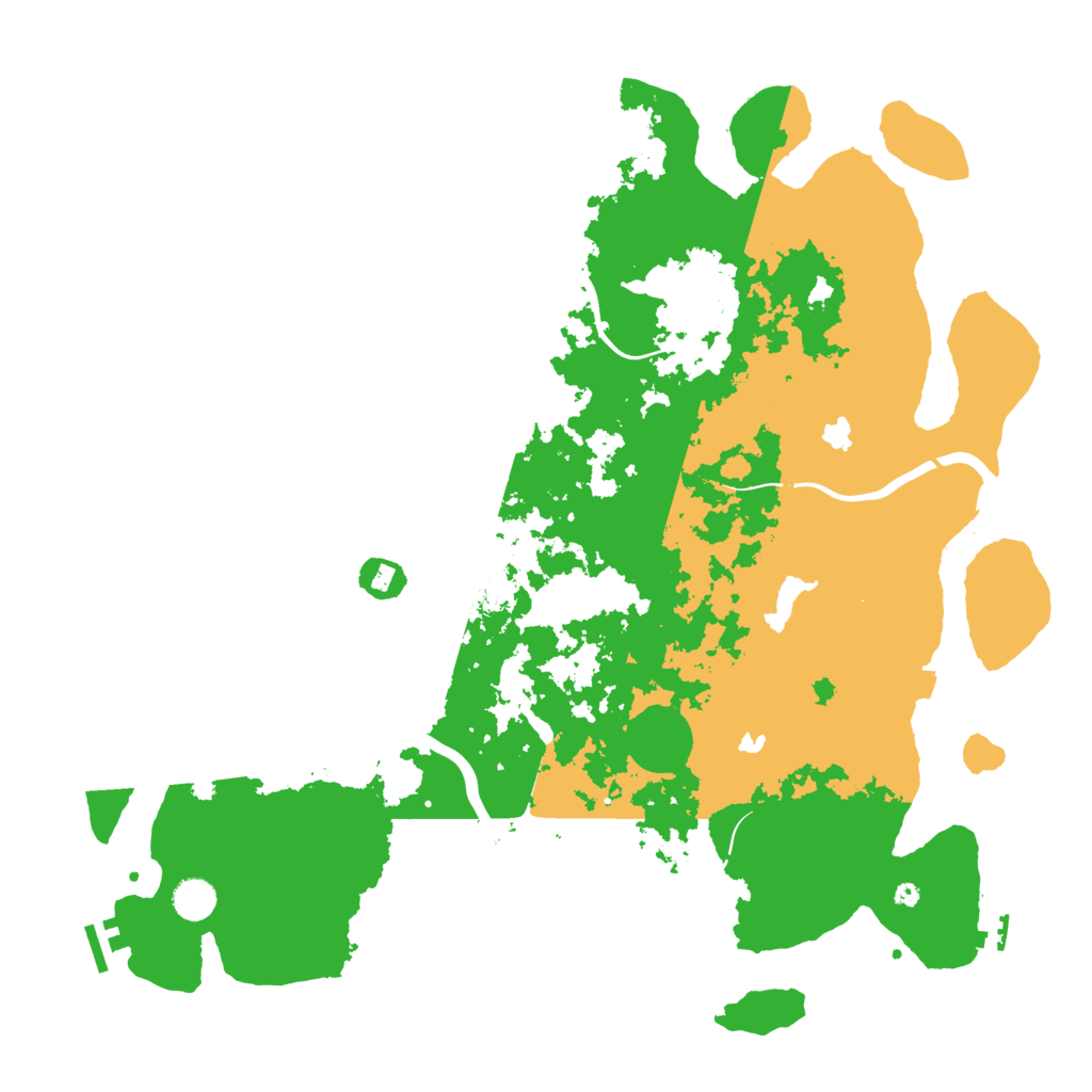 Biome Rust Map: Procedural Map, Size: 4500, Seed: 1420420420