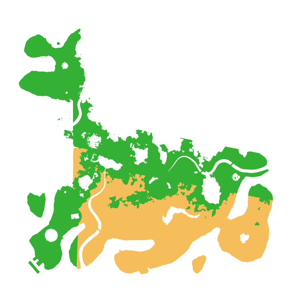 Biome Rust Map: Procedural Map, Size: 4000, Seed: 998205