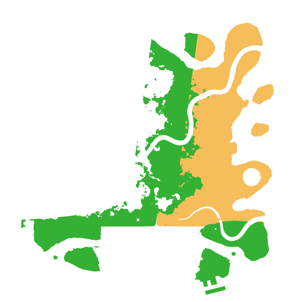 Biome Rust Map: Procedural Map, Size: 3000, Seed: 1002449864