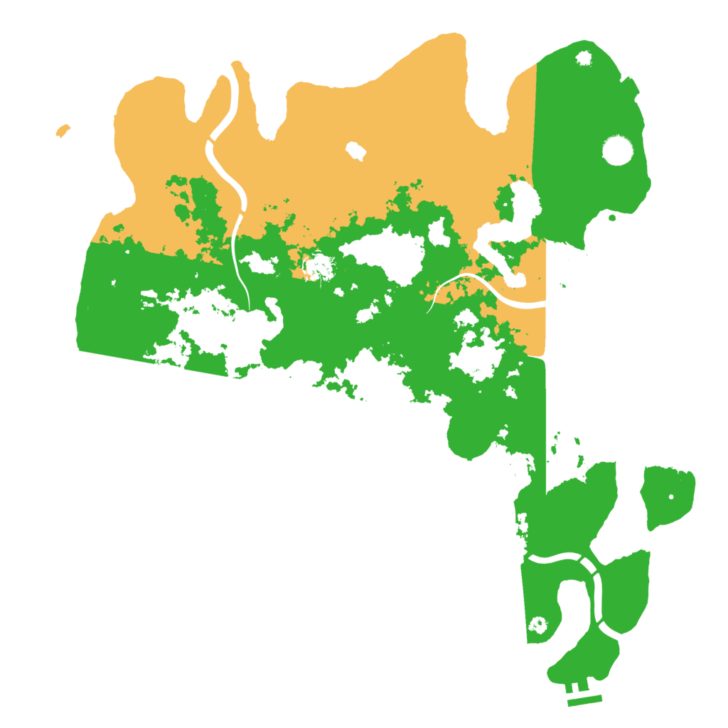 Biome Rust Map: Procedural Map, Size: 4250, Seed: 74520380