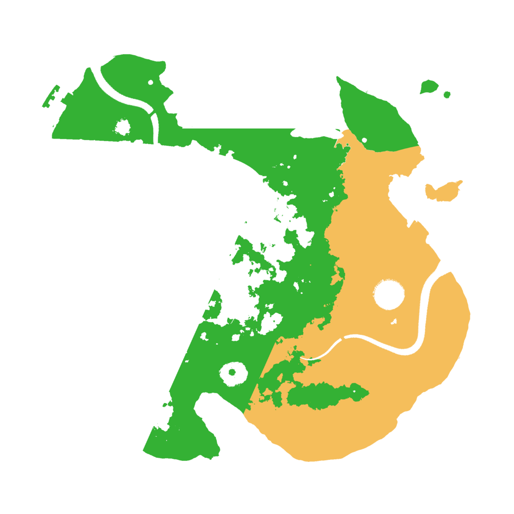 Biome Rust Map: Procedural Map, Size: 3000, Seed: 604423760