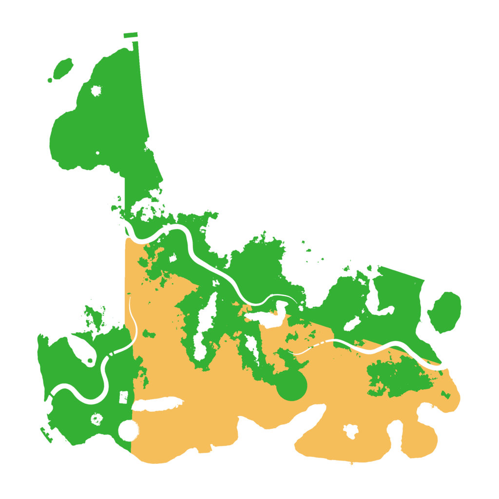 Biome Rust Map: Procedural Map, Size: 4250, Seed: 1409490423