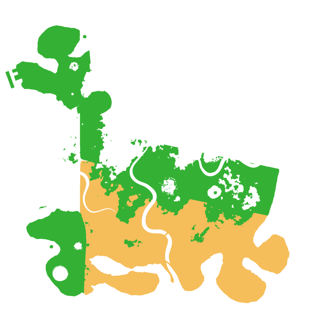 Biome Rust Map: Procedural Map, Size: 3700, Seed: 321667922