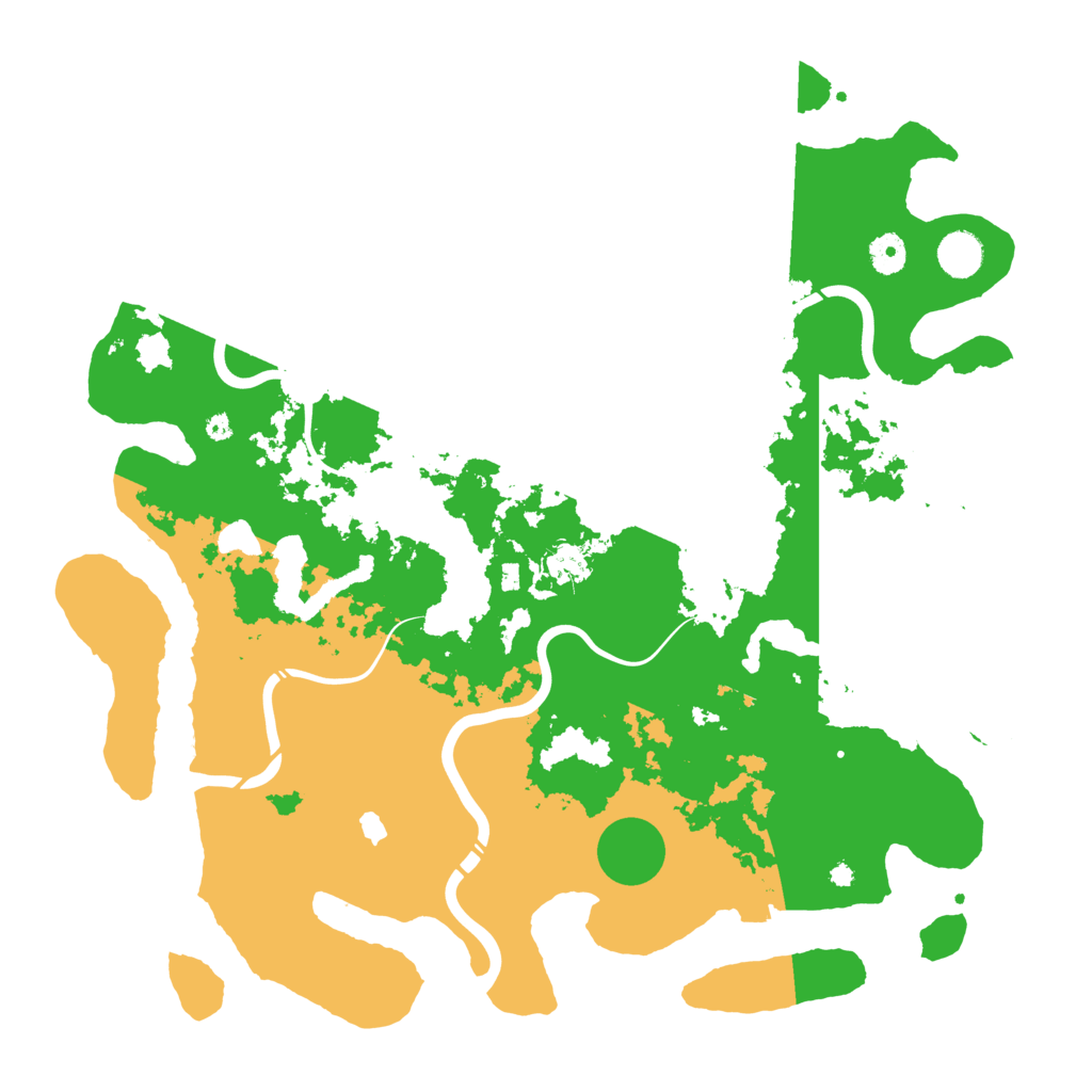 Biome Rust Map: Procedural Map, Size: 4250, Seed: 1421727625