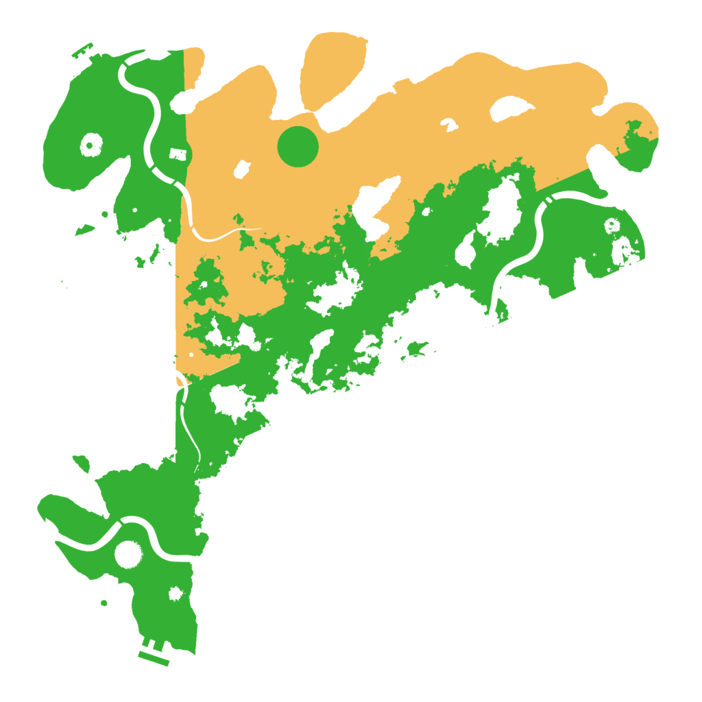 Biome Rust Map: Procedural Map, Size: 4500, Seed: 2032241522