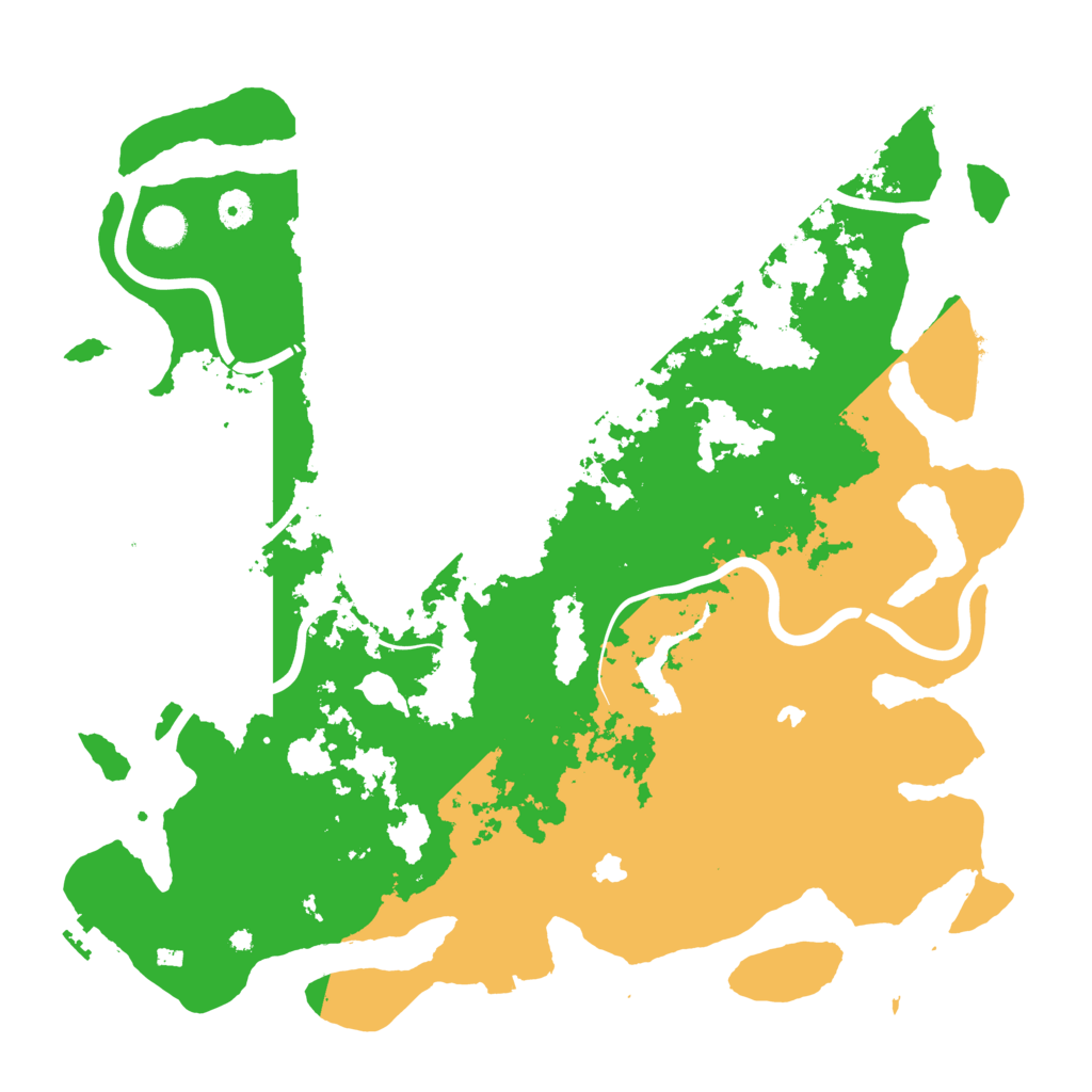 Biome Rust Map: Procedural Map, Size: 4500, Seed: 346749858