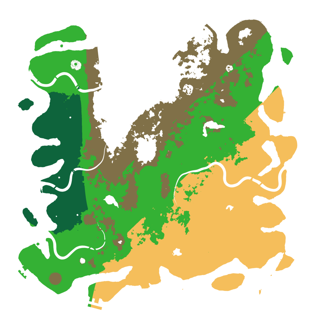 Biome Rust Map: Procedural Map, Size: 4500, Seed: 346749858