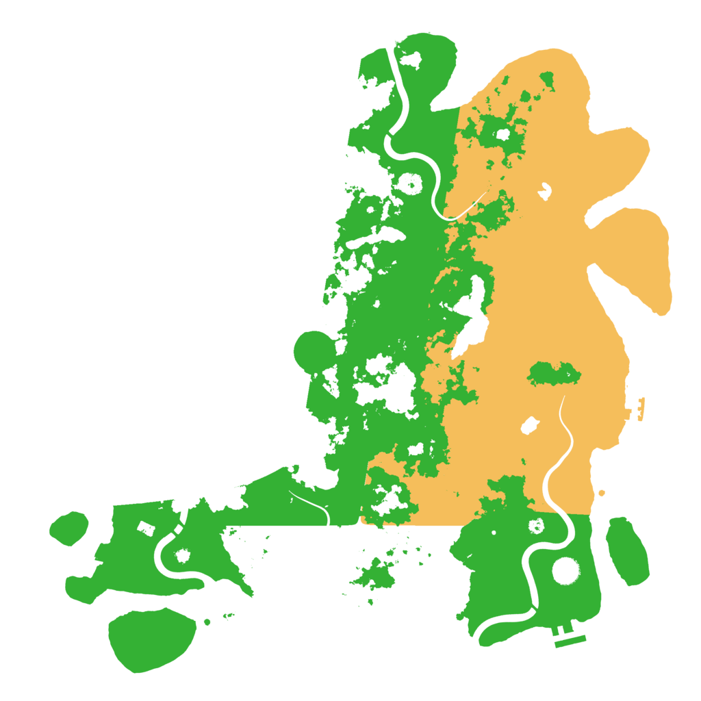 Biome Rust Map: Procedural Map, Size: 4500, Seed: 45464748