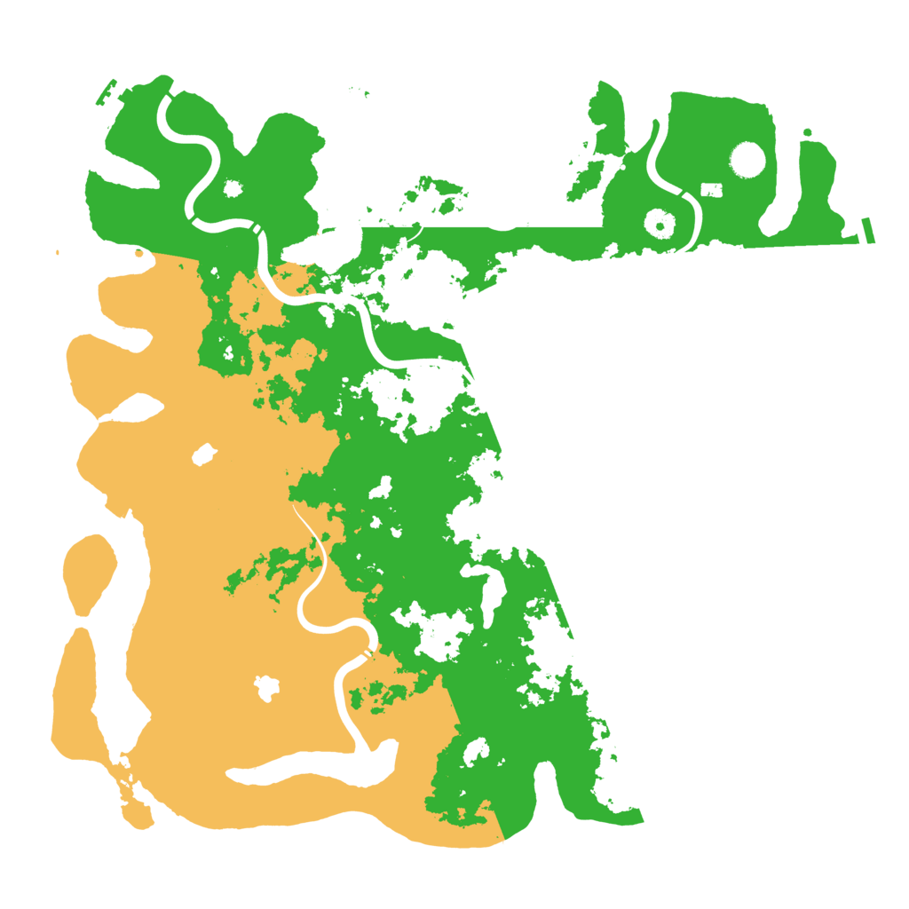 Biome Rust Map: Procedural Map, Size: 4500, Seed: 1564564