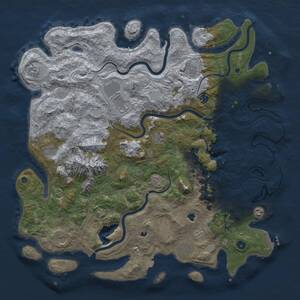 Thumbnail Rust Map: Procedural Map, Size: 5000, Seed: 1178457605, 17 Monuments