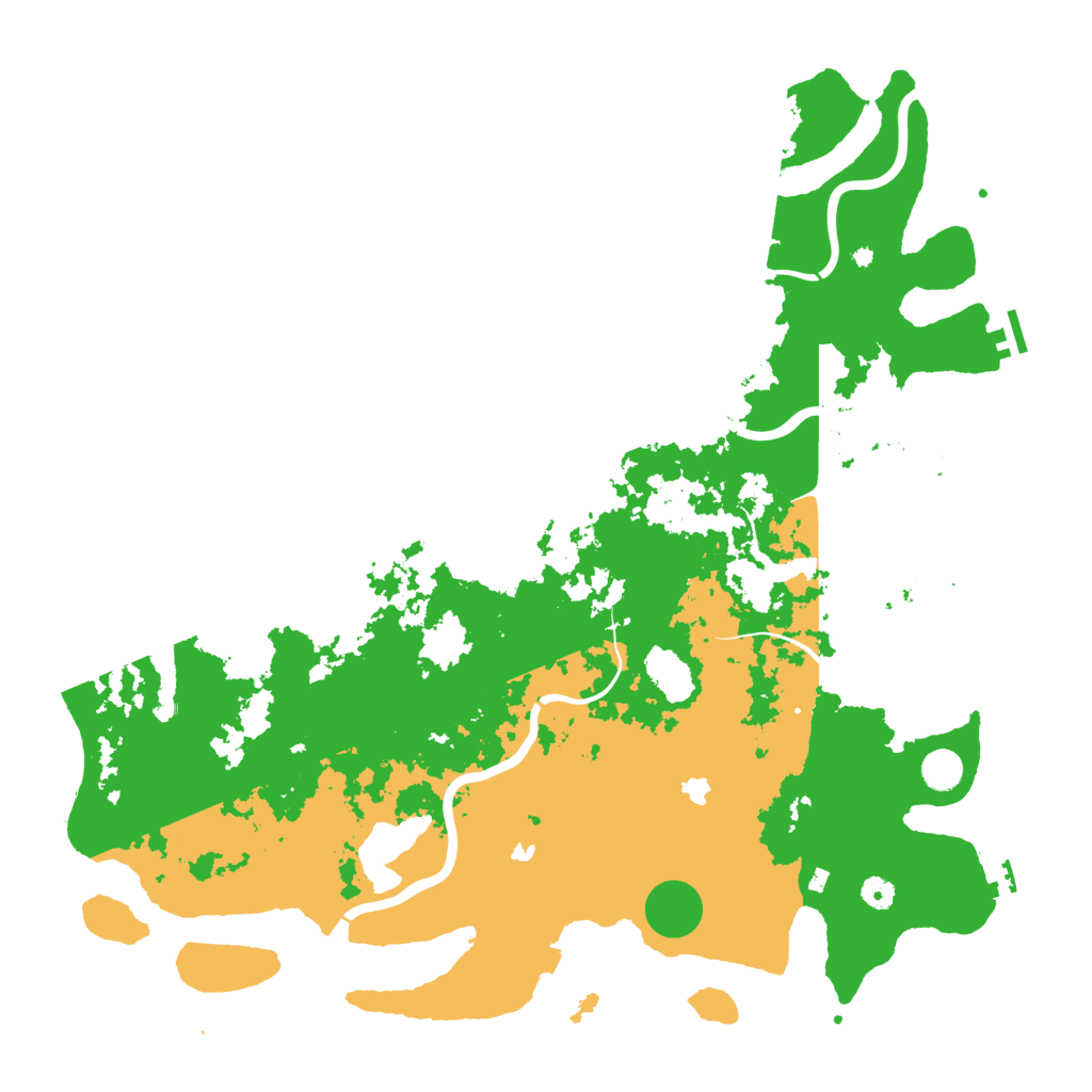 Biome Rust Map: Procedural Map, Size: 5000, Seed: 1178457605