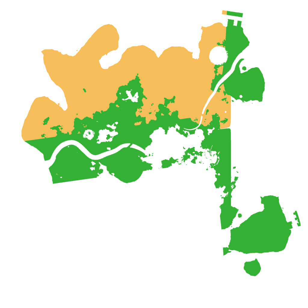 Biome Rust Map: Procedural Map, Size: 3000, Seed: 1827750064