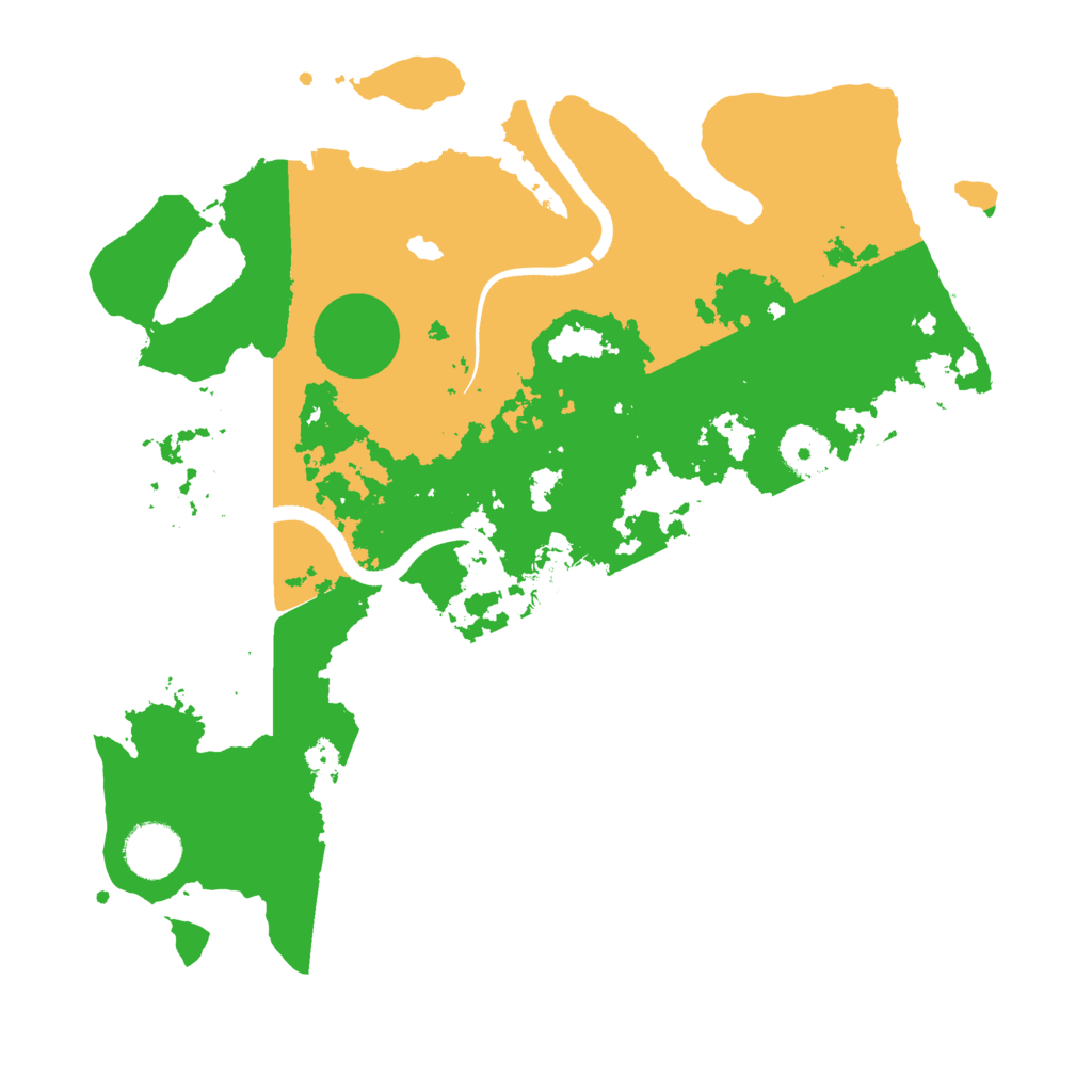 Biome Rust Map: Procedural Map, Size: 3400, Seed: 909014