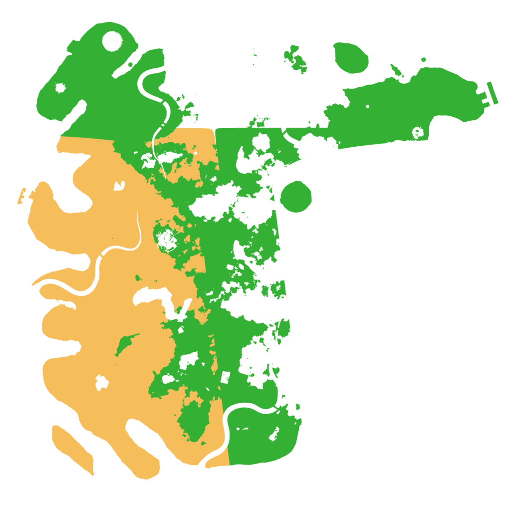 Biome Rust Map: Procedural Map, Size: 4500, Seed: 29736