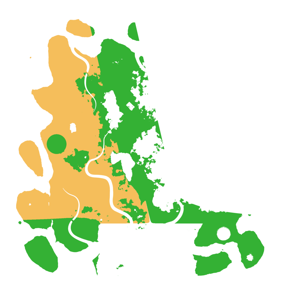 Biome Rust Map: Procedural Map, Size: 4000, Seed: 12616