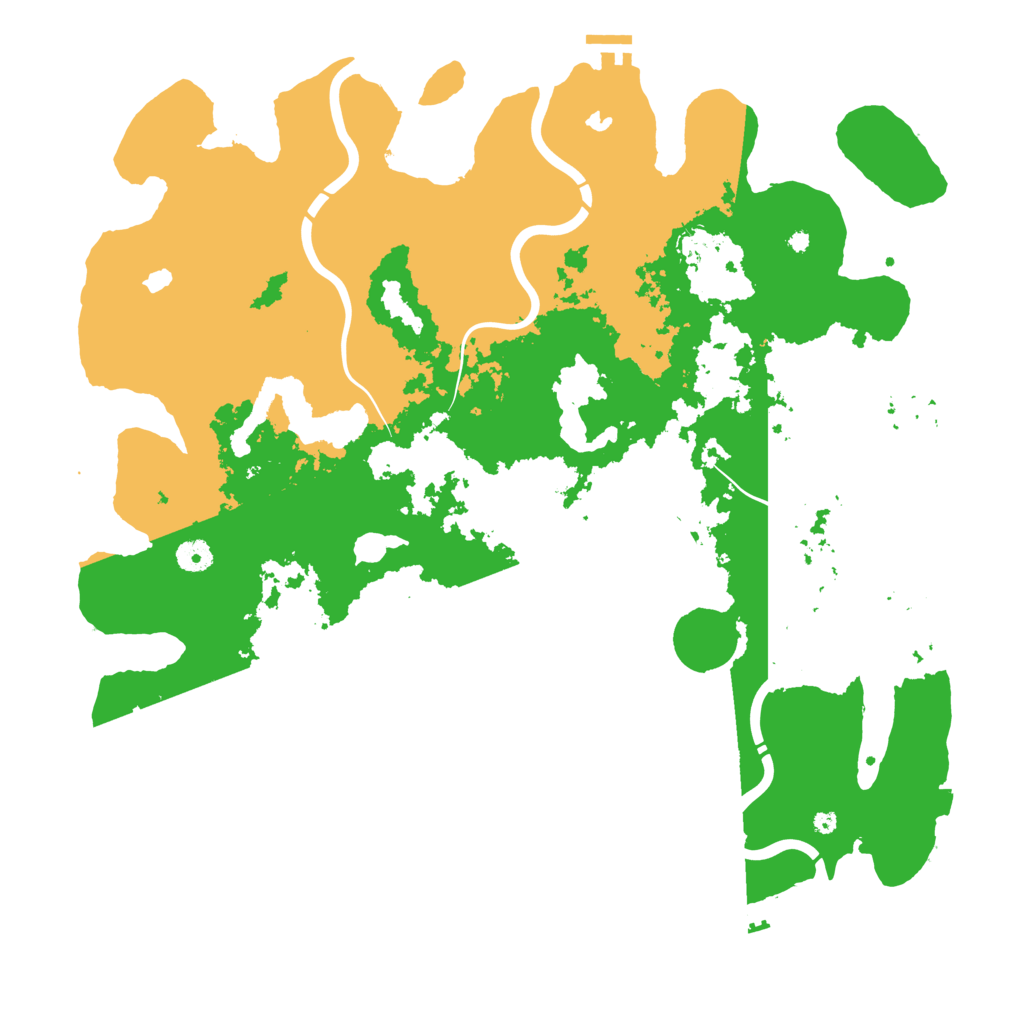 Biome Rust Map: Procedural Map, Size: 4500, Seed: 1579824467