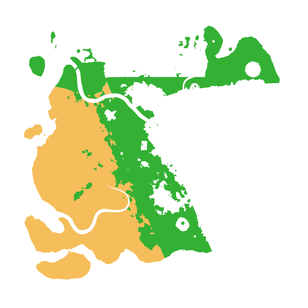 Biome Rust Map: Procedural Map, Size: 3500, Seed: 1706861674