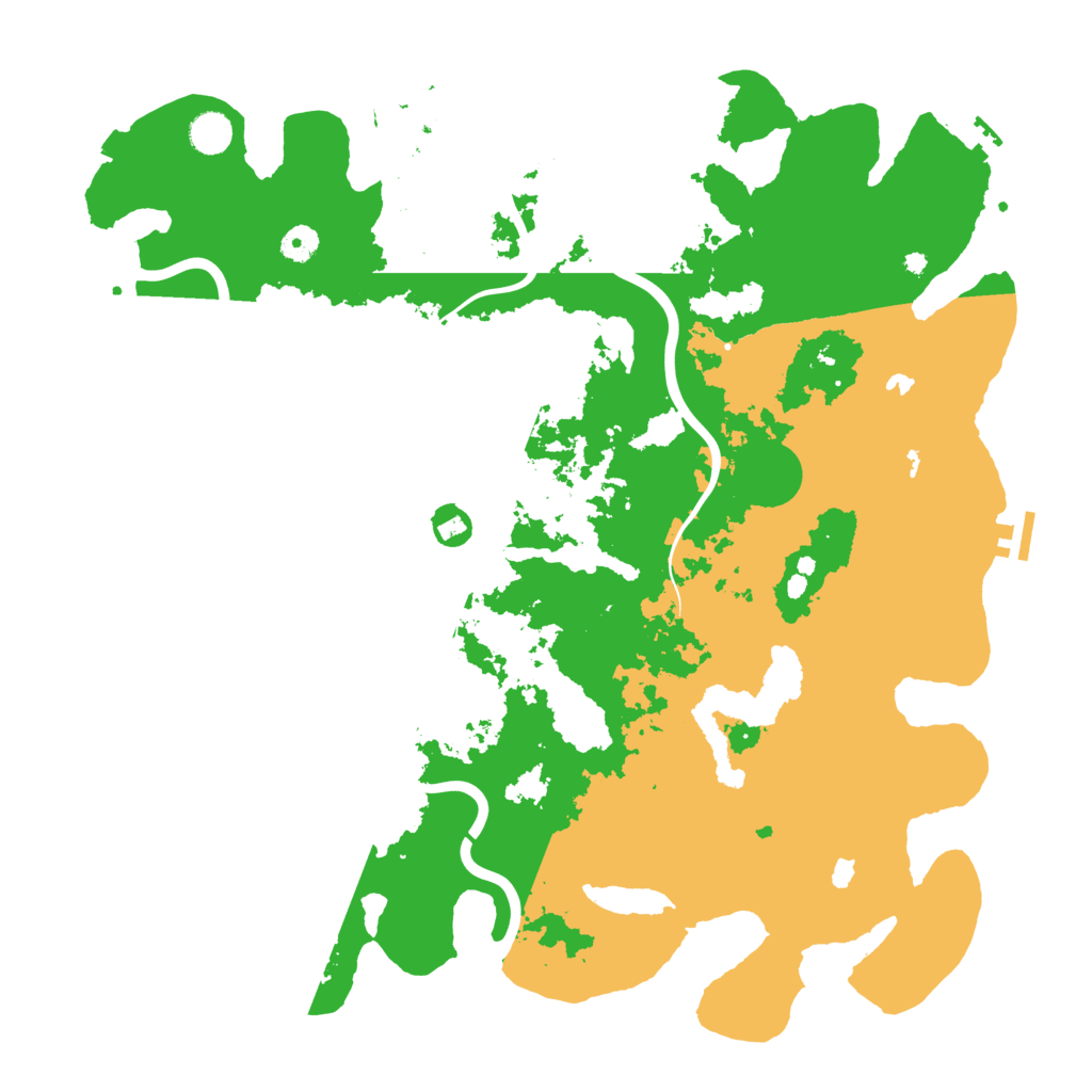 Biome Rust Map: Procedural Map, Size: 4500, Seed: 1594852365