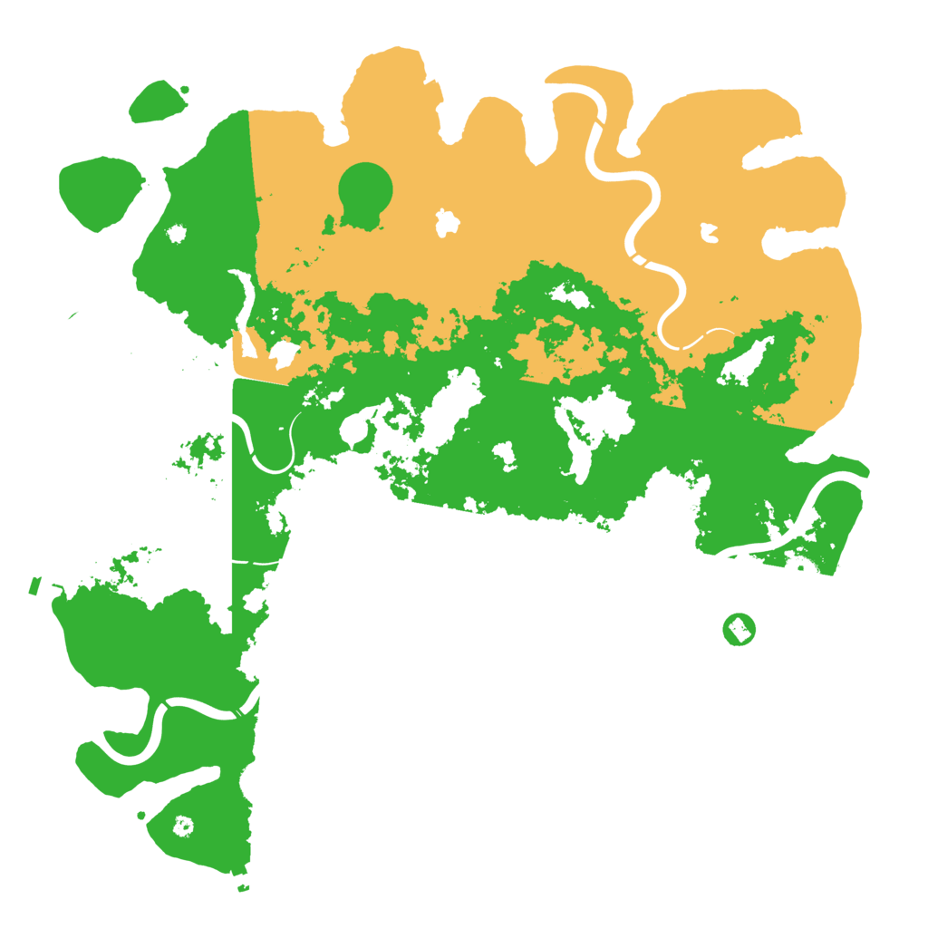 Biome Rust Map: Procedural Map, Size: 4500, Seed: 1297369923