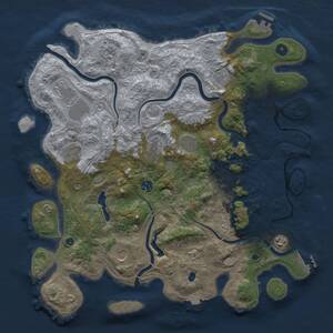 Thumbnail Rust Map: Procedural Map, Size: 4250, Seed: 1605506984, 17 Monuments