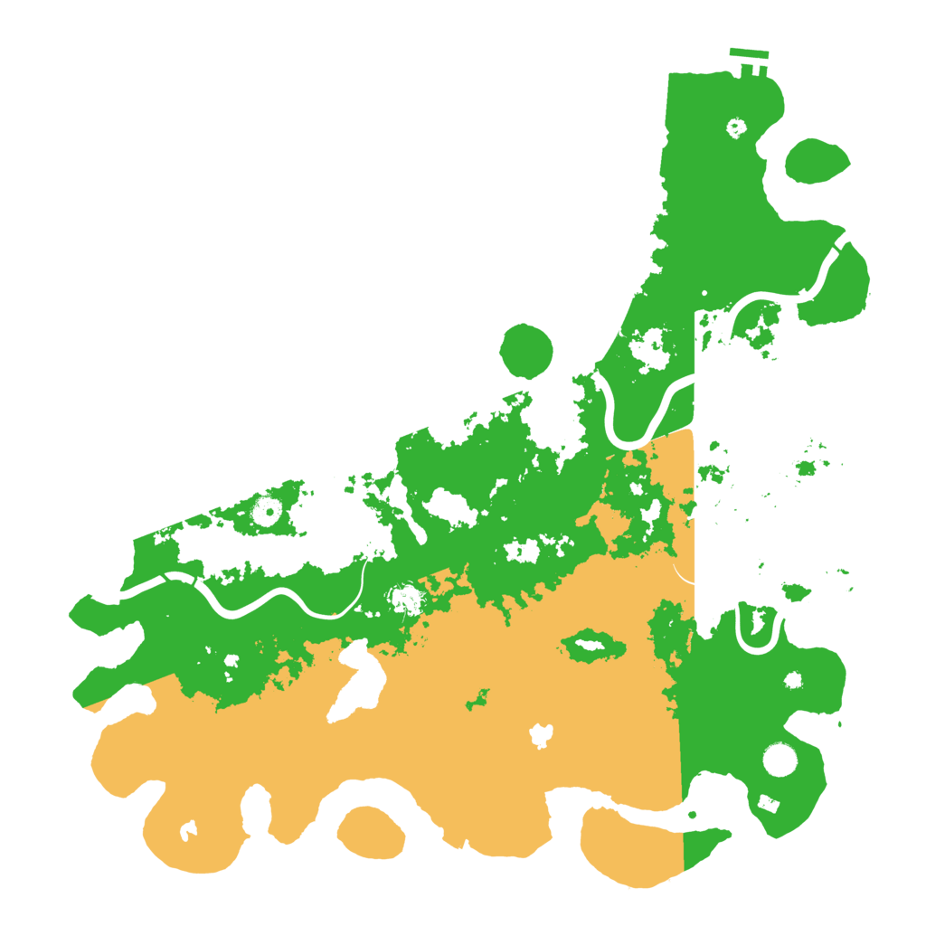 Biome Rust Map: Procedural Map, Size: 4800, Seed: 1884214519