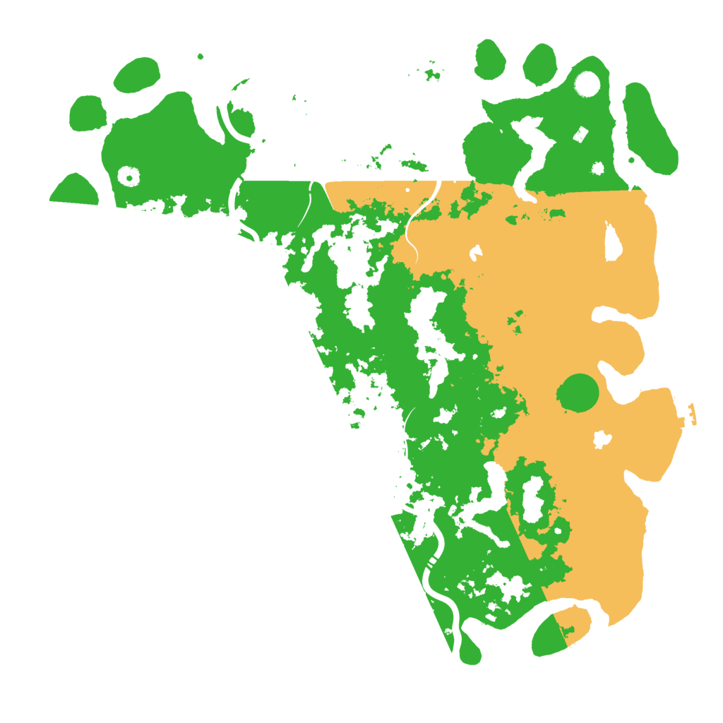 Biome Rust Map: Procedural Map, Size: 5000, Seed: 720139404