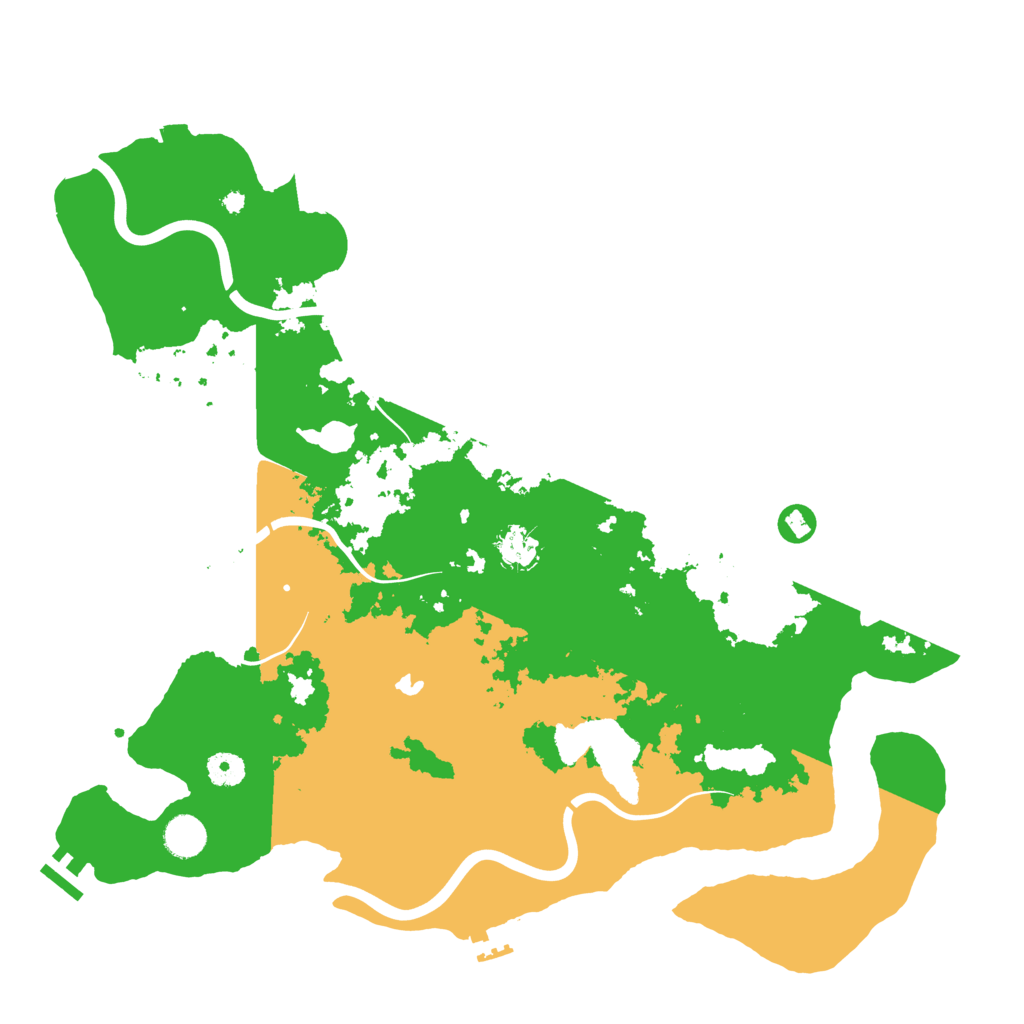 Biome Rust Map: Procedural Map, Size: 4250, Seed: 1341432