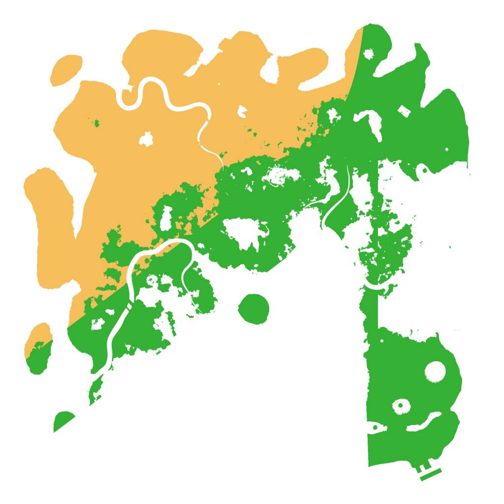 Biome Rust Map: Procedural Map, Size: 4500, Seed: 535813431