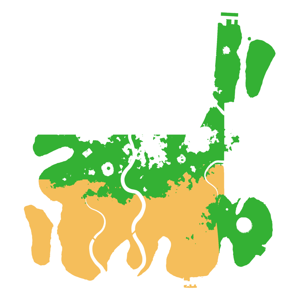 Biome Rust Map: Procedural Map, Size: 3500, Seed: 1462079463
