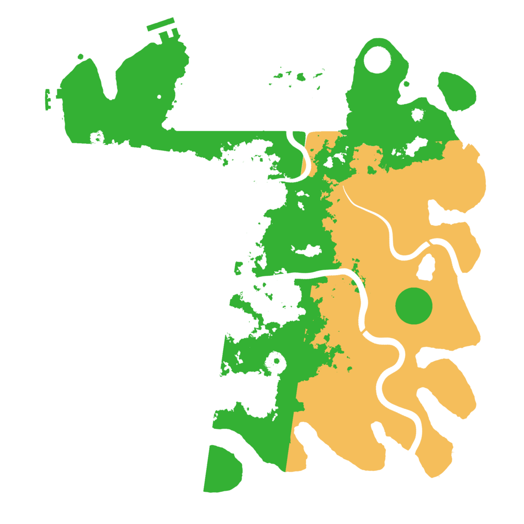 Biome Rust Map: Procedural Map, Size: 3750, Seed: 515646677
