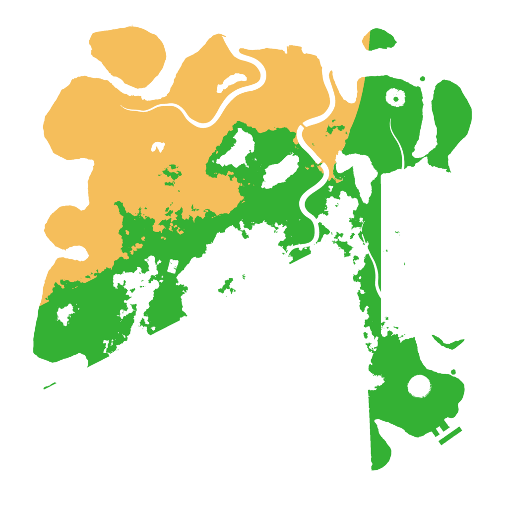 Biome Rust Map: Procedural Map, Size: 4000, Seed: 912920